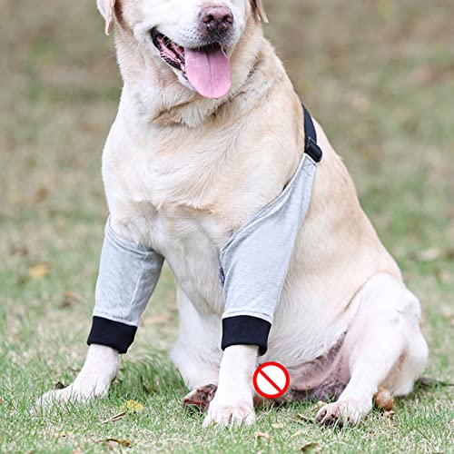 Anjing Apoyo para la pierna del perro, almohadillas protectoras para perros pequeños y gatos apoyan el higromo del codo, displasia del hombro, osteoartritis y dislocación del hombro (L)