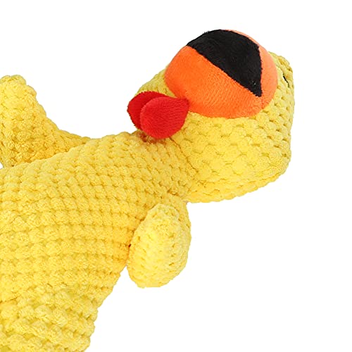 Annjom Juguete de Pollo de Felpa para Perro, Juguete de Peluche de chirrido Material de Felpa Duradero Pollo chirriante de Perro Relleno de Felpa Hace un Sonido Claro Cachorros Juguetes para