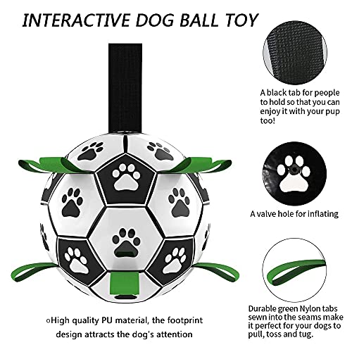 Anyingkai Pelota de Juguete para Perros,Fútbol para Perros,Juguetes de Inteligencia para Perros,Juguete de Agua Perro,Bola Interactiva Perros,Pelota Juguete Perro,Juguete Interactivo Perro