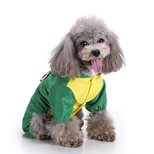 AOOCEEH Chubasquero para Perros PequeñOs Abrigo Perro Impermeable Cama Impermeable Perro Impermeable Perro Mediano Chubasquero Perro PequeñO Grande Abrigo Impermeable Perro Green,s