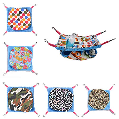 AOOCEEH Hamster Casa Ropa para Cobayas Hamster Accesorios Cama Hamster Nido Agapornis Cama para Conejos Casa para Hamster Jaula para Ratas Domesticas Cama Conejo Enano Heart,s