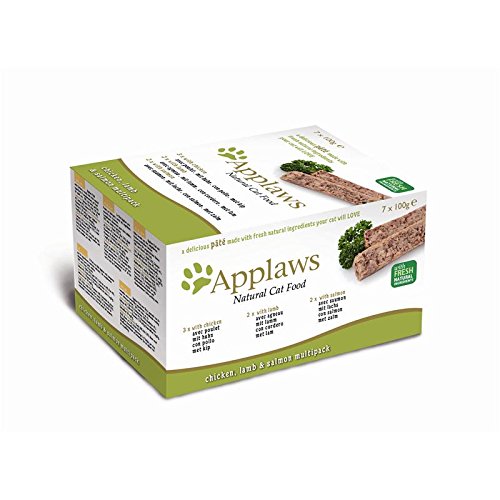 Applaws Gato Pate Pollo/Cordero y salmón Multipack 7 x 100 g