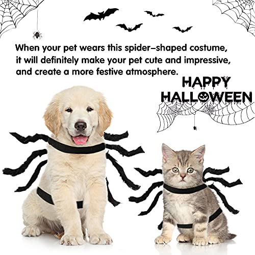 Araña Disfraces Perro Ropa, Ropa de Mascota Halloween, Disfraz de Mascotas de Halloween, Disfraces Divertidos Halloween para Mascotas, para Disfraces de Mascotas de Halloween (Marrón)