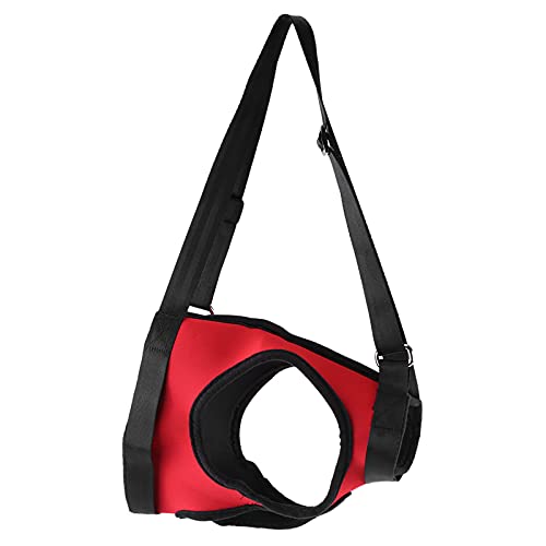 Arnés de soporte para perros, arnés de ayuda para perros, arnés de ayuda para levantar, arnés para perros, chaleco para tirar de perros, 2 tipos de patas delanteras y traseras(Red hind legs S)