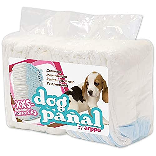 Arppe 2975010500 Pañal para Perro, Talla XXS, Cranberry