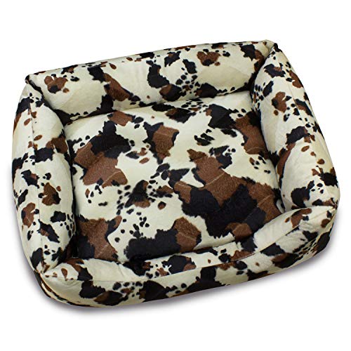 Arquivet Cama para perros Piel de vaca - 70 x 60 x 20 cm