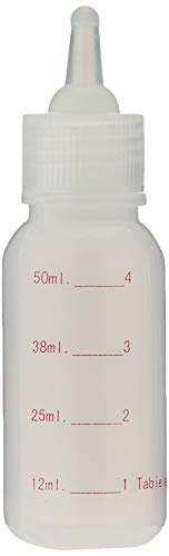 Arquivet Kit Biberón para Cachorros de Perro, Gato y roedores pequeños como Hamsters, Conejos, Cobayas - Tetinas de Silicona - Incluye recambios - Botella de 50 ml