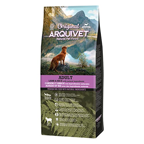 Arquivet Original Adult - Pienso para Perros Adultos - Cordero y arroz - Comida para Perros - Alimento seco para Perros - Alimentación Canina - Pienso Saludable - 12 kg