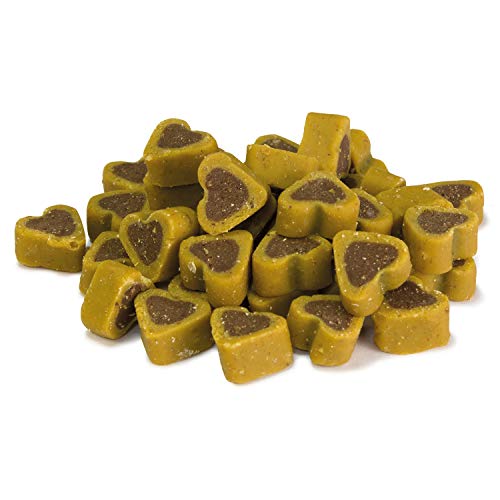 Arquivet Soft Snacks para Perro Corazones de Pollo y Caza 800 gr - Aperitivos para Perro en Forma de corazón - Chuches, recompensas, golosinas, premios, chucherías caninas - Alimento complementario