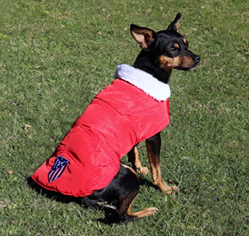 Atletico de Madrid AB-01XL-ATL Abrigo para Perro, Talla XL