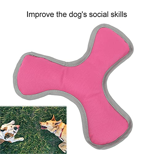 AUNMAS Juguete Interactivo Molar para Perros, Juguete Impermeable para Búsqueda De Perros, Suave Vivo para Los Lagos para Piscinas(Rosado)