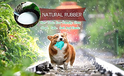 AWOOF Indestructible Interactivo Juguete Masticable para Cachorro, Educado Pelota Juguete Chirriente Perros Mordedor de Forma de Pulpo Limpieza de Dientes Mantener a Su Perro Sano