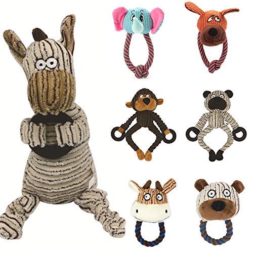 AYCPG Felpa muerde Perro Resistente Chew Toy Squeak Squeaky Juguetes for Mascotas for Perros pequeños admiten Productos interactivos del Perrito de los Accesorios del Perro Juguetes lucar