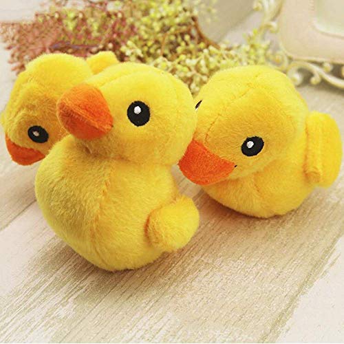 AYCPG Poco Amarillo Pollo Juguetes de Peluche Mascotas, Sondeo de Juguetes, Juguetes de la muñeca Linda, Juguetes for Masticar for Cachorros y Gatitos, artículos for Mascotas lucar