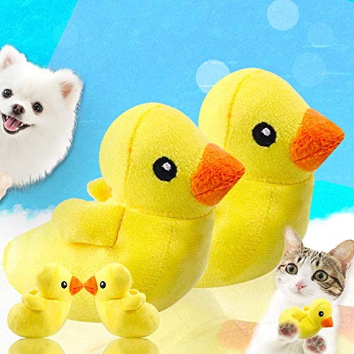 AYCPG Poco Amarillo Pollo Juguetes de Peluche Mascotas, Sondeo de Juguetes, Juguetes de la muñeca Linda, Juguetes for Masticar for Cachorros y Gatitos, artículos for Mascotas lucar