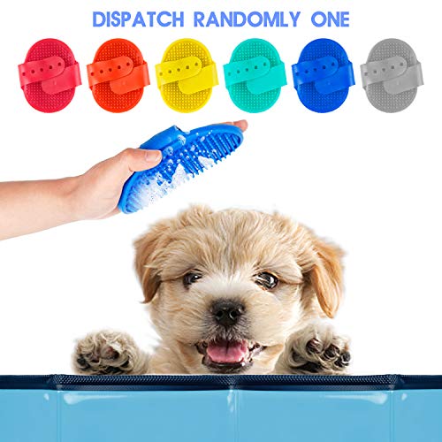 AYITOO Piscina para Perros, Bañera para Perros, Antideslizante Piscina para Mascotas Perros, Plegable Bañera Mascotas para Piscina, PVC Natación Piscina para Perros 120 cm x 30 cm Azul