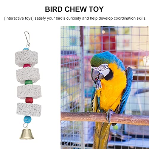 Balacoo 6 Piezas de Percha de Loro de Juguete de Madera de Pájaro de Pie Escalando Percha Percha para Morder Juguetes para Canarios Conures Budgie Cockatiel Tortolitos