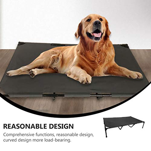 Balacoo Cama Elevada para Perros Cama Elevada para Mascotas Cuna Portátil para Perros Medianos Extra Grandes Camping Playa Uso Interior Al Aire Libre