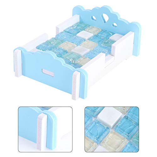 Balacoo Casa de Hámster de Verano Cama de Cristal para Hámster Pequeños Animales de La Mascota Jaula de La Casa de La Casa de Verano Fresco Nido de Hámster 13X9cm