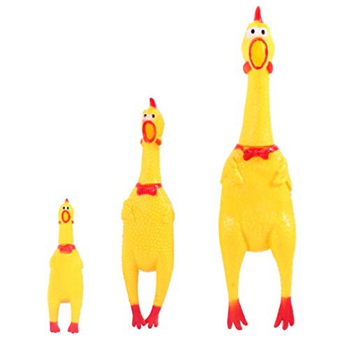 Balacoo Mini Pollos Elásticos de Goma para Fiestas Infantiles Favores de Las Medias Rellenadoras de Premios de Clase Decoraciones Suministros de Cumpleaños Vacaciones Piñatas Rellenos Y