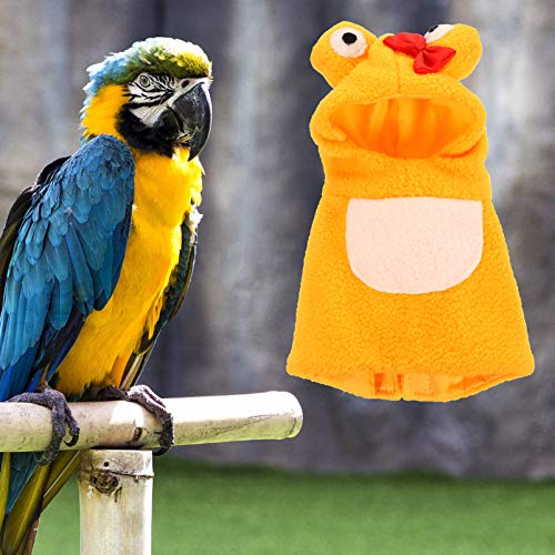 Balacoo Traje de Vuelo para Pañales de Pájaros Disfraz de Rana Loro Ropa de Pájaro para Fiestas de Cumpleaños en Casa (Talla M Naranja)