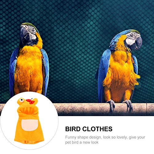 Balacoo Traje de Vuelo para Pañales de Pájaros Disfraz de Rana Loro Ropa de Pájaro para Fiestas de Cumpleaños en Casa (Talla M Naranja)