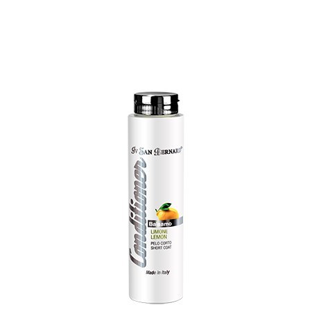 Bálsamo de Limón SLS Free - Crema para Perros y Gatos - 300 ml - Ayuda a Prevenir la Caspa y la Electricidad - Acción Suave - Ideal para Pelos Cortos - IV San Bernard