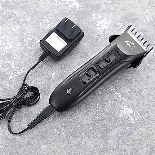 BAM - Maquinillas eléctricas Peluquería para Mascotas Clippers Remojo Impermeable Profesional O Hogar Tranquilo Recargable Sin Cuerda Perros Afeitadora De Pelo Recortadora De Pelo (Color : Negro)