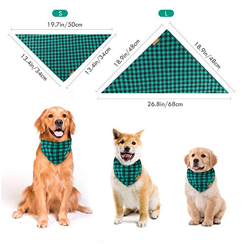 Bandana Perro, Pañuelo Baberos para Perros, Pañuelo de Cabeza para Mascota Perro Gato Bandana, Perro Bufanda para Mascota Perro Gato Pequeño Mediano Grande