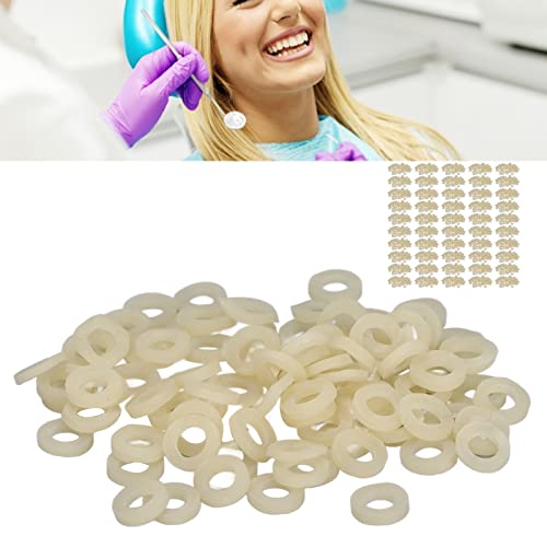 Bandas de Ortodoncia para Espacios Dentales, 5000 Piezas 1/8 Pulgadas 3.5 Oz Bandas de Goma Elásticas de Ortodoncia Higiénicas Saludables para el Aseo de Perros para Espacios Dentales