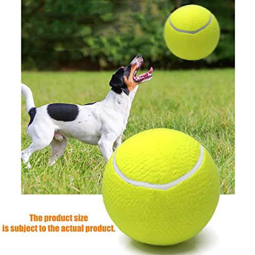 bangminda 24CM Pelota de Tenis Gigante para Perro Mascotas, Pelota de Juguete para Perro, Juguete Ejercicio Entrenamiento para Perros Mascotas