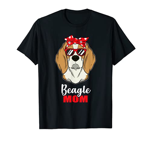 Beagle Mom Divertido Regalo Perro Beagle Camiseta