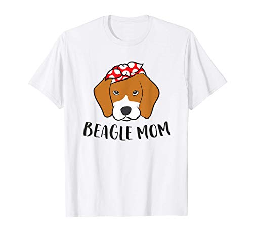 Beagle perro mamá amor Beagle perros Beagle mamá Camiseta