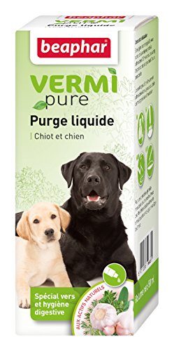 Beaphar Vermipure - Purga líquida Especial para la higiene digestiva de los Perros, 50 ml