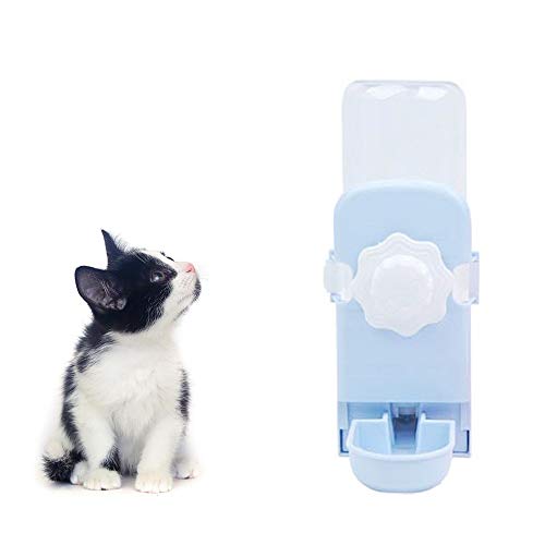 Bebedero Automático para Perros, Ispensador de Agua para Gatos, Bebedero Automático para Mascotas, 500ml Colgando Dispensador de Agua, para Perro, Gato, Conejo