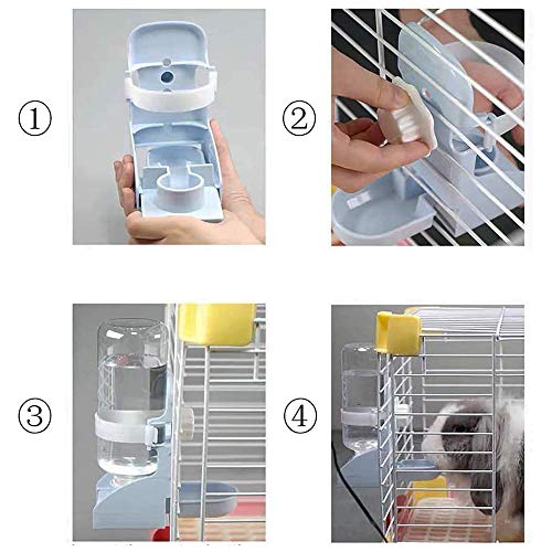 Bebedero Automático para Perros, Ispensador de Agua para Gatos, Bebedero Automático para Mascotas, 500ml Colgando Dispensador de Agua, para Perro, Gato, Conejo