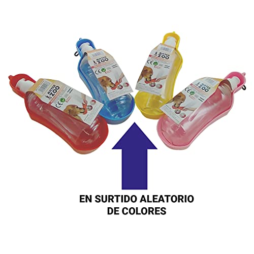 Bebedero de Viaje para Perros 500ML. Bebedero Portátil Perros. Botella de Agua para Perros Portátil. Ref.51186