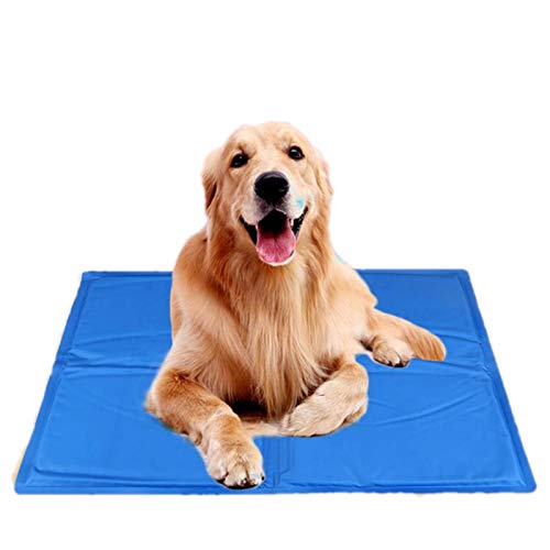 BePetMia Alfombrilla De Refrigeración para Perros y Gatos, Esterilla de Refrigeración para Mascotas, Manta De Gel Frío, Esterilla para Mascotas, Casa Y Viajes, XL: 50 x 90 cm.