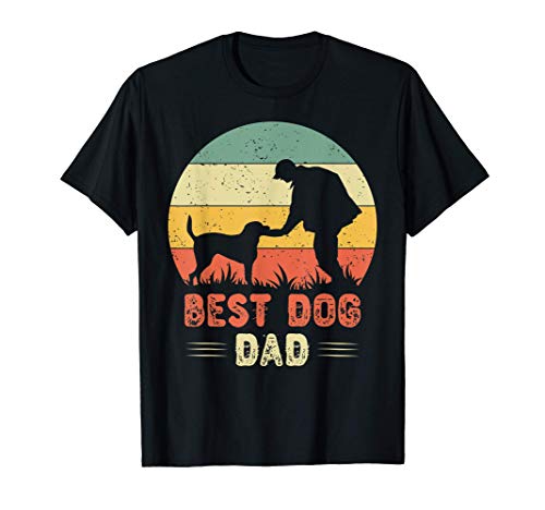 Best Dog Dad Ever Divertido perro de regalo idea de perro Camiseta