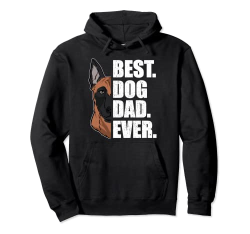 Best Dog Dad Ever Malinois Perros Regalo Sudadera con Capucha