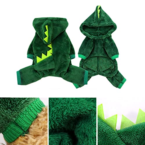 BESTZY Perros suéter Ropa de Gato, Disfraz de Perro para Mascotas, Ropa de Invierno Cálida y Resistente al Frío, Adecuado para Perros Pequeños a Medianos Gatos (M)