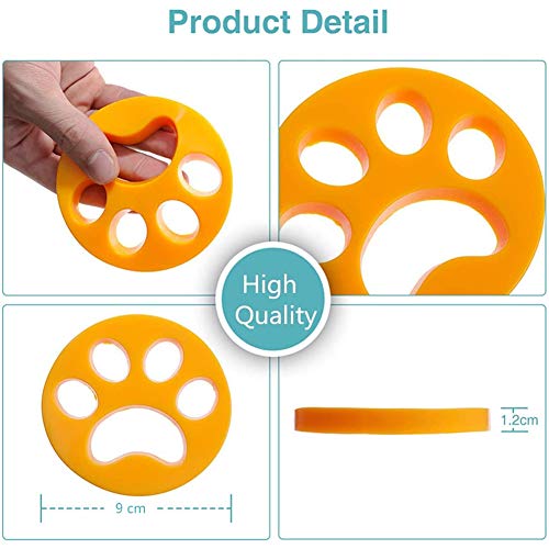 Bikirin 2 PCS Atrapa Pelos Lavadora, El Recogedor de Piel y el Filtro de Ropa Suave Reutilizable para Lavadora de Mascotas se Utilizan para Quitar la Piel de Perros y Gatos