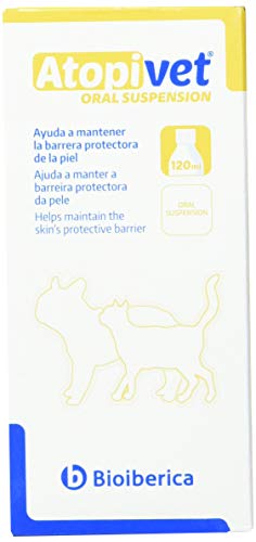 Bioiberica ATOPIVET Perro Gato Suspension Oral 120ML, Estándar, Único