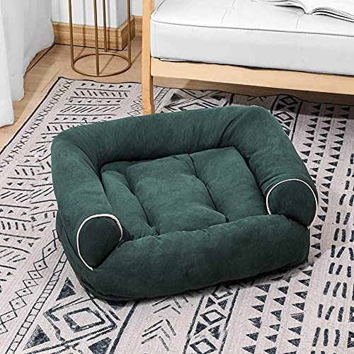 Biutimarden Sofá y sofá extraíble para Perros y Gatos, sofá Cama de algodón Lavable para Mascotas, salón para Descansar y Relajarse, sofá para Animales con cojín, Cama para Perros y Asiento