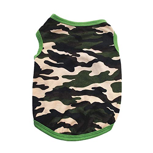 BNLINI Chaleco Perro Verano Verano Ropa para Perros Doggy Abrigos Ropa para Mascotas Ropa Cachorro Ropa Ropa para Perros Abrigo de Perro Green,X-Small