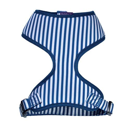 Bobby Arnés – Camiseta Marina para Perro, 20 mm, Contorno de Cuello: 33 cm, Pecho: 46 – 62 cm, Talla M