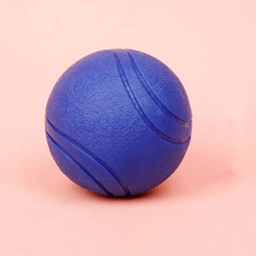 Bola de Goma de Perro de 1 Pieza, Durable Soft Pet Dog Training Toy Ball, Bola de Perro Resistente a la Seguridad de la Seguridad de Alta rebota para pequeños Perros Grandes Grandes, Azul