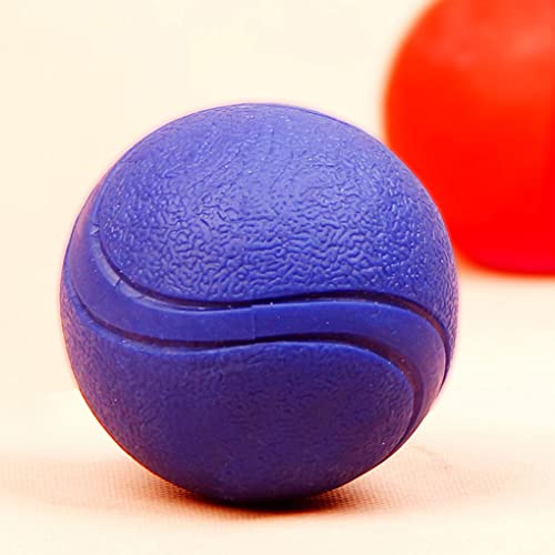 Bola de Goma de Perro de 1 Pieza, Durable Soft Pet Dog Training Toy Ball, Bola de Perro Resistente a la Seguridad de la Seguridad de Alta rebota para pequeños Perros Grandes Grandes, Azul