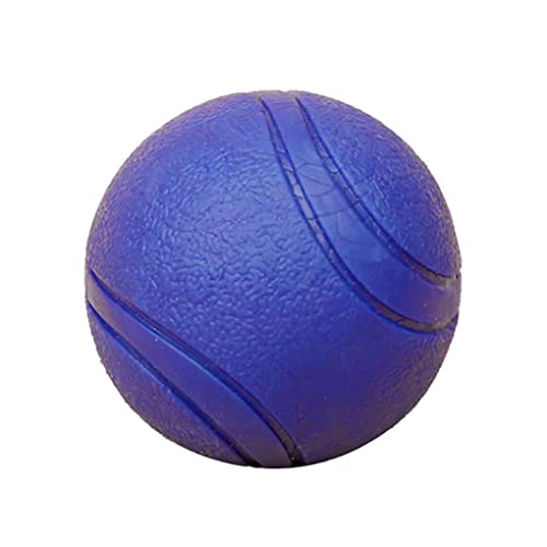 Bola de Goma de Perro de 1 Pieza, Durable Soft Pet Dog Training Toy Ball, Bola de Perro Resistente a la Seguridad de la Seguridad de Alta rebota para pequeños Perros Grandes Grandes, Azul