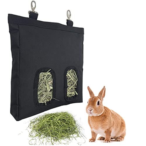 Bolsa de Heno de Conejo Bolsa Heno Comedero de Heno para Mascotas Alimentador Colgante Saco Bolsa de alimentación Colgante para Animales pequeños Conejo mar Cerdito Chinchilla hámster heno Tienda